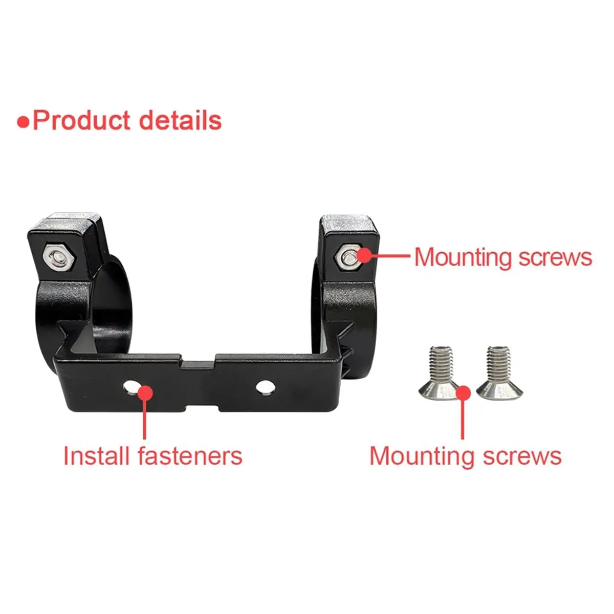 PHONE&GEAR Electric Bicycle LCD Display Holder, Plastic Bike LCD Instrument Bracket for LCD3U LCD8H LCD8HU