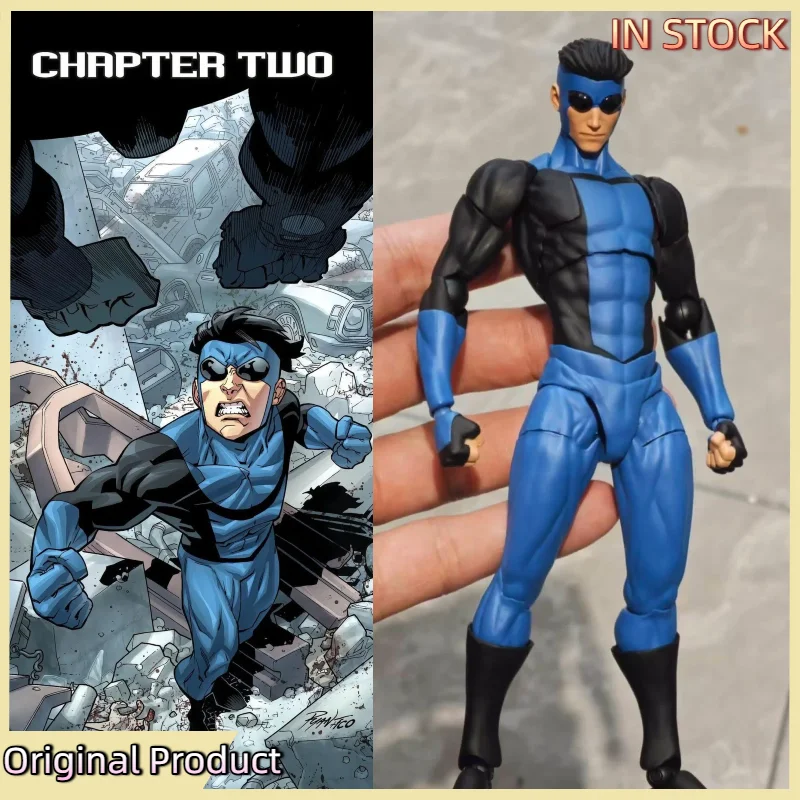 

【IN STOCK】 Original Product MESS TOYSInvincible Mark Grayson Blue & Black Suit 1/12 Scale Action Figure Multiple Head Sculpts