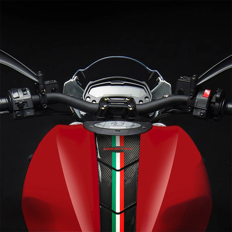 ドゥカティ Monster600 Monster696 Monster821 1998-2019 オートバイタンクパッドプロテクターオイルステッカーケーススリップオン DUCATI Monster-821