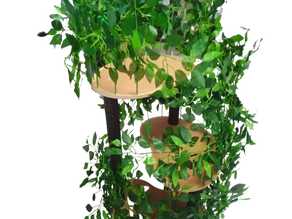 EverGreen Cat Tree Bulk Friendly, OEM/ODM Available, Engineered for Easy Assembly & Longevity cat tree with leaves