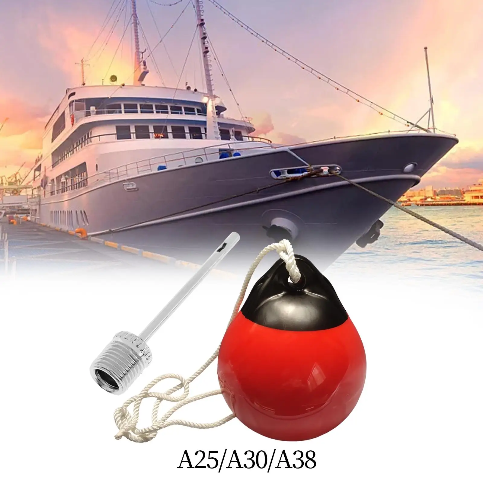 Bouée d'amarrage marine pour bateau, injecteur de protection gonflable rouge S6 Guard