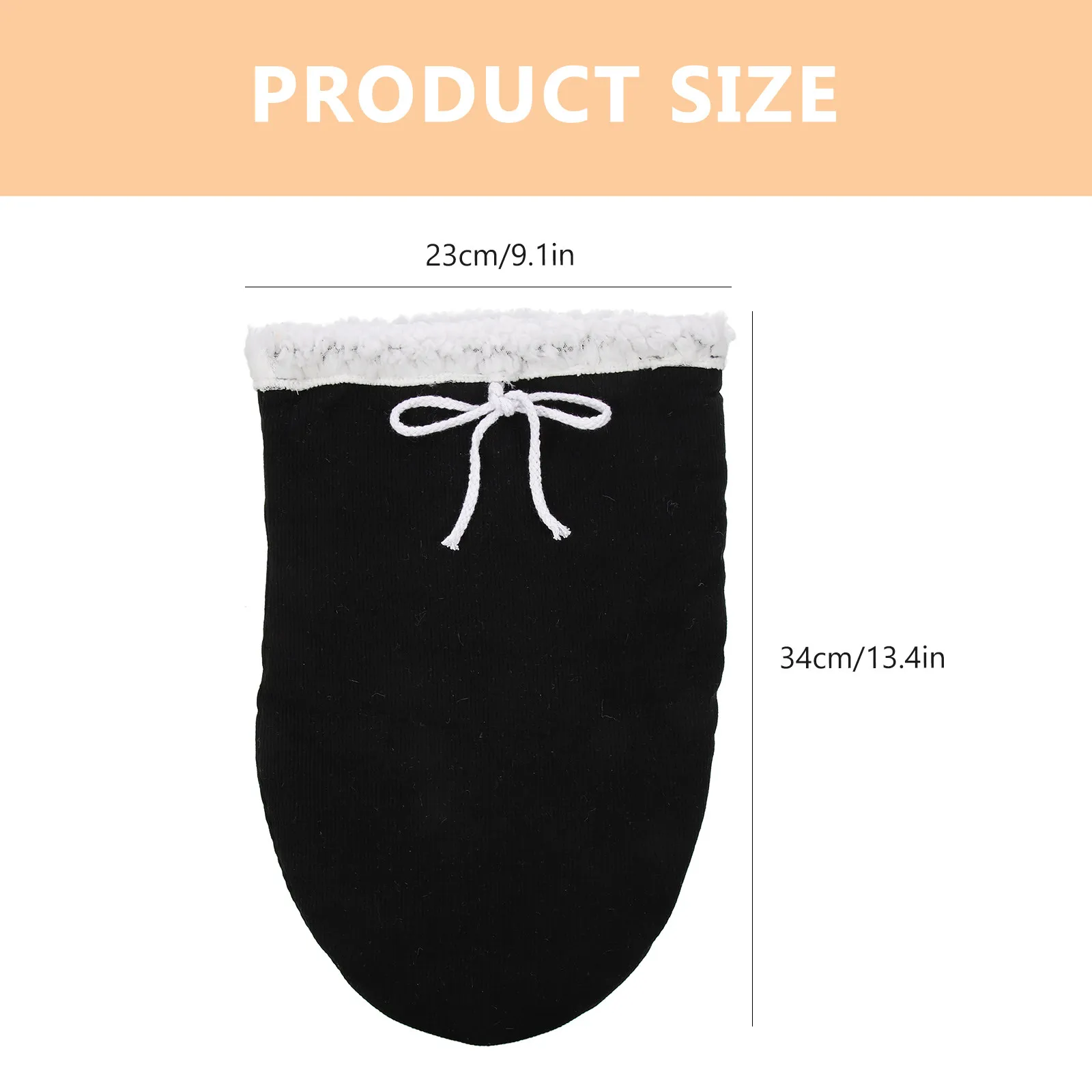 Professional Warm Care Sock Gypsum Foot Cover Adjustable Opening Large Fit for Ankle Support Cast Recovery Swelling Relief view 6