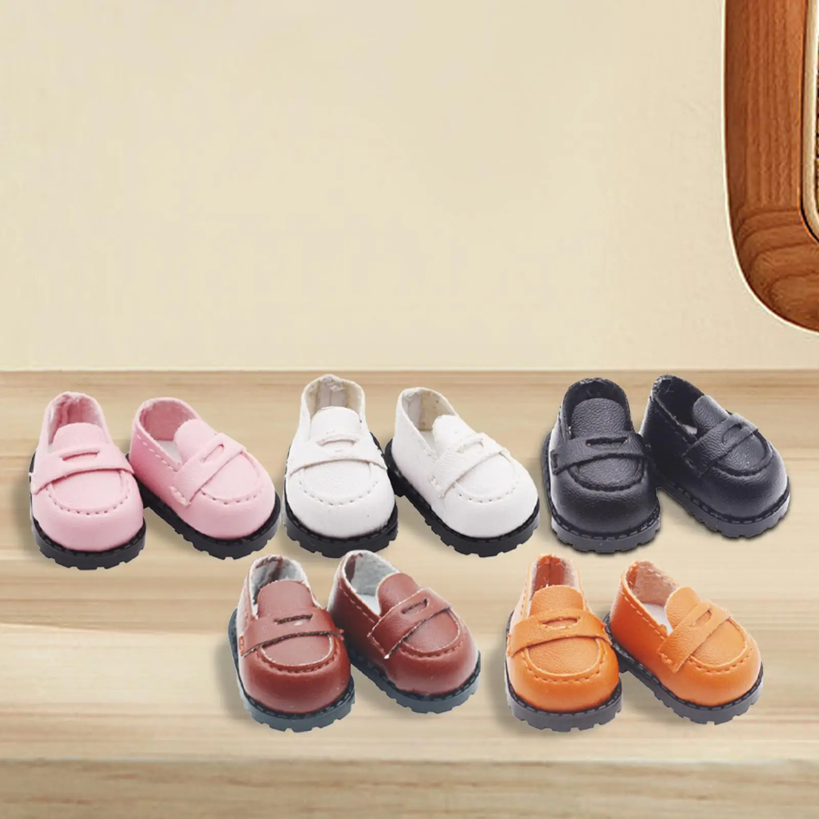 1 Pair Doll Shoes Thanksgiving Gifts DIY Handmade Boots Costume Accessories Mini Doll Shoes for 15cm 17cm Doll Kids Age 5-7 8-10