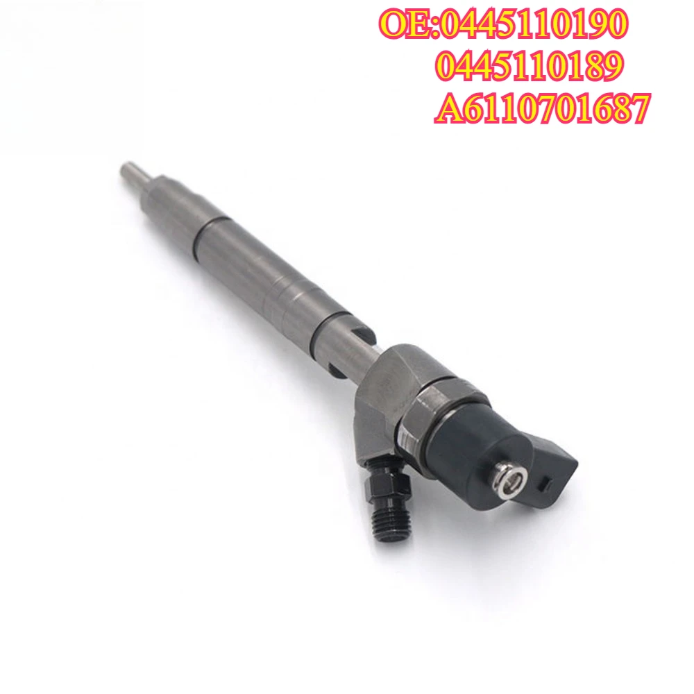 High quality New For 0445110190 0445110189 Diesel Fuel Injector A6110701687 For Mercedes Benz Sprinter 2,2 2,7 CDI Jeep