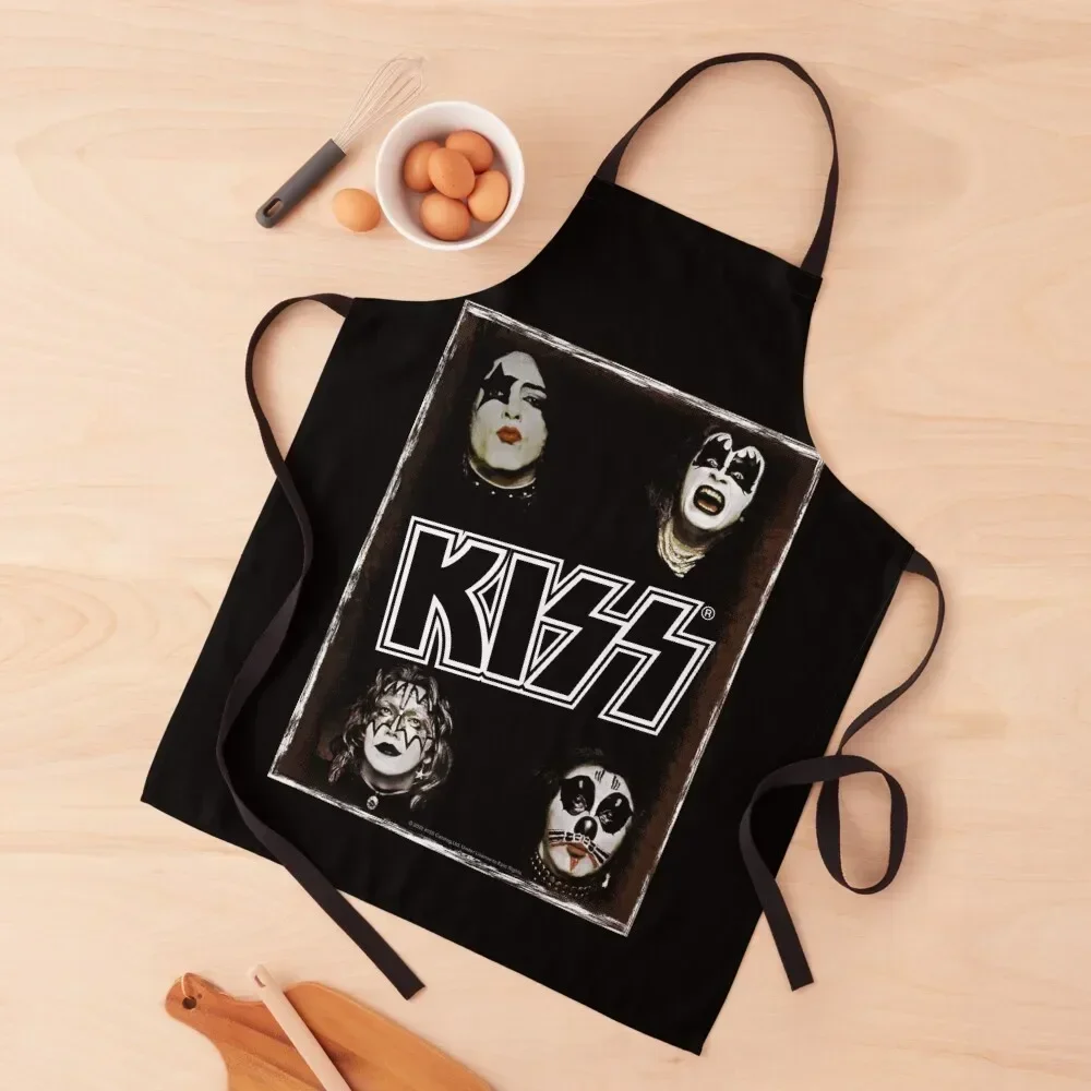 

Vintage kiss original band Apron bib Utensils For Kitchen Things For The Home professional hairdresser Apron