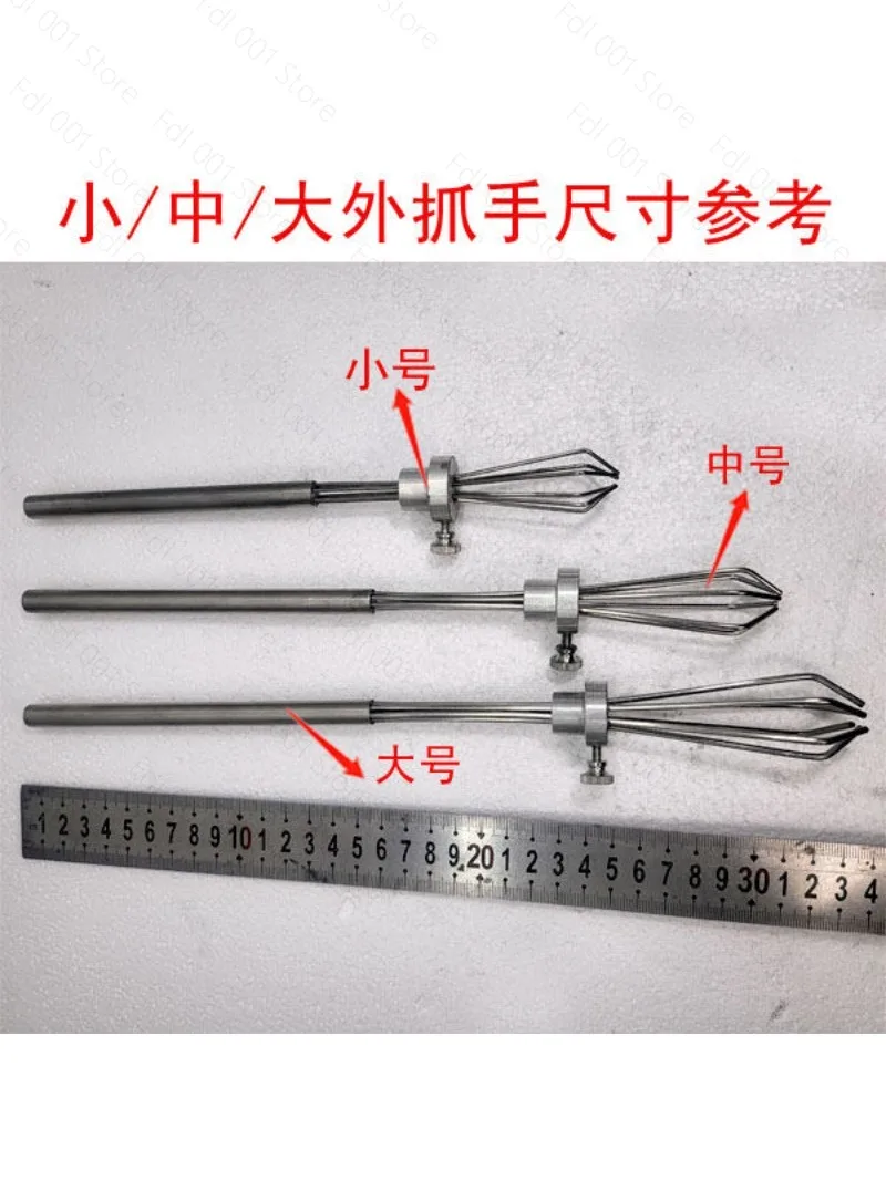 Big foreign breakthrough point lamp worker blowing cup glass bottle can tube grabbing clip anti-scalding cup tool