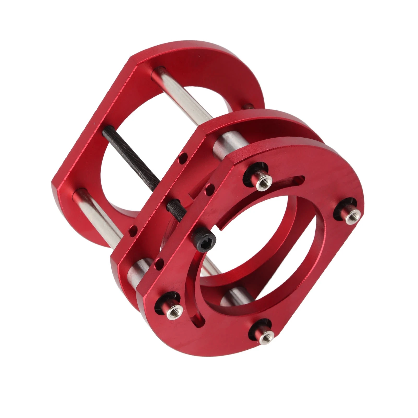 4 Jaw Clamping Router Table Lifting System Base Router Table Base Router Base Aluminum Alloy Stainless Steel Tools