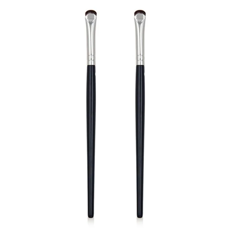 2/1 stks Gebogen Eyeliner Make-up Kwasten Oogmake-up Smudge Tools Precisie Zachte Oogschaduw Borstel Scherpe Dunne Kleine Oog Cosmetische Gereedschappen