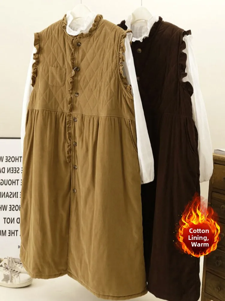 الخريف الشتاء سروال قصير سترة تنورة Sle الدفء المرأة حجم كبير الملابس الخشبية شيك Svel Dr Commute خمر L...