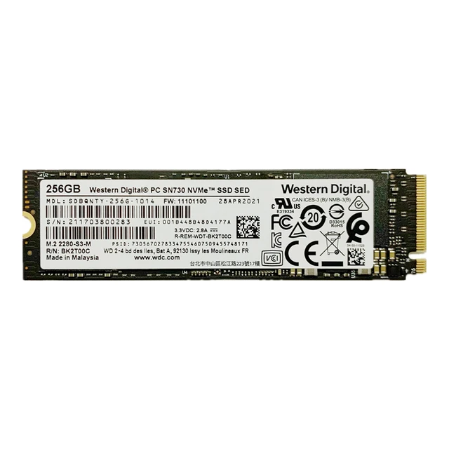 Original Western Digital WD SN720 1TB 512GB 256GB M.2 SSD 2280 NVMe PCIe  3.0 x4 Internal Solid State Drives For Laptop Desktop - AliExpress