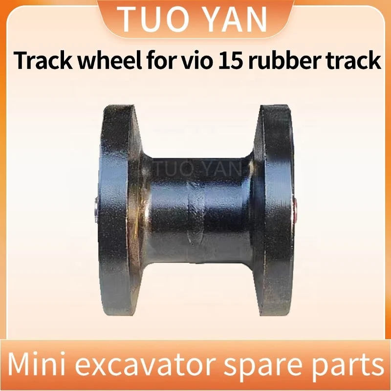 Ready Stock Mini Excavator Parts Track Wheel for    Vio15 Rubber Track Roller Digger Parts YM15 Iron Track Bottom Roller