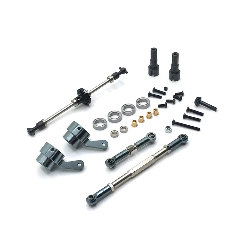 Metal Upgrade Front Axle Parts For WPL C14 C24  B14 B16 B24 B36 HengLong FeiYu JJRC RC Car Parts