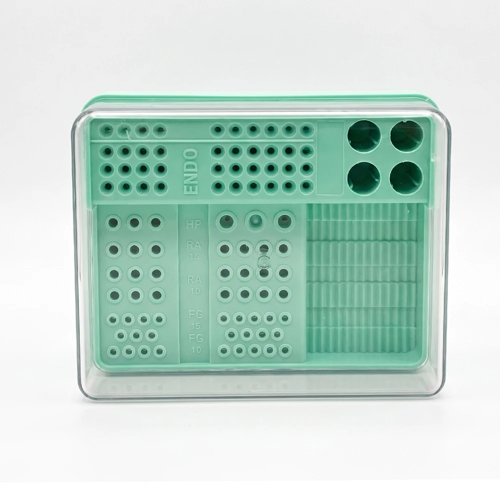 

COXO Dental Endo Organizer Box - Multi-function Autoclavable Sterilization Storage for Endodontic Files And Burs