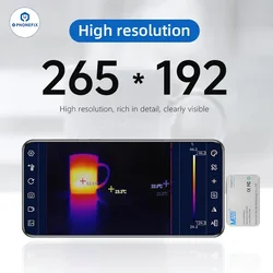 Handheld Mobile Phone 256x192 Infrared Thermal Camera for Phone PCB Short Circuit Detection Fault Diagnose Motherboard Repair