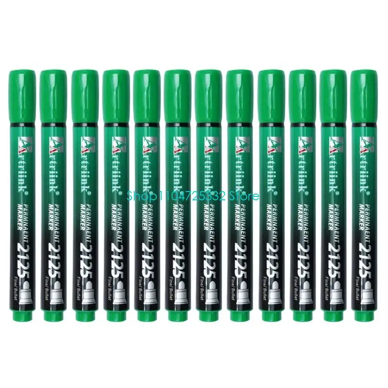 P5EA Heavy Duty Water Resistant Permanent Markers With Safe and Quick Drying Formulas