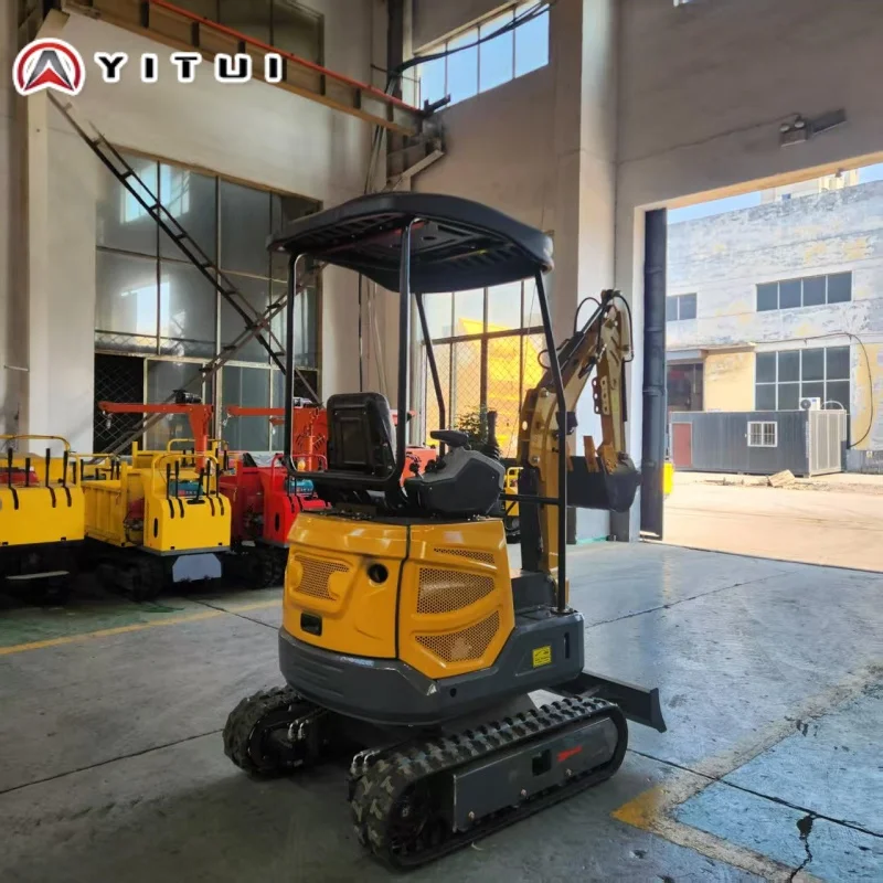 SDYT حفارة زاحفة صغيرة صديقة للميزانية مخصصة 1.8-2.0 طن أداة حفر مدمجة لتجديد حديقة المنزل #4