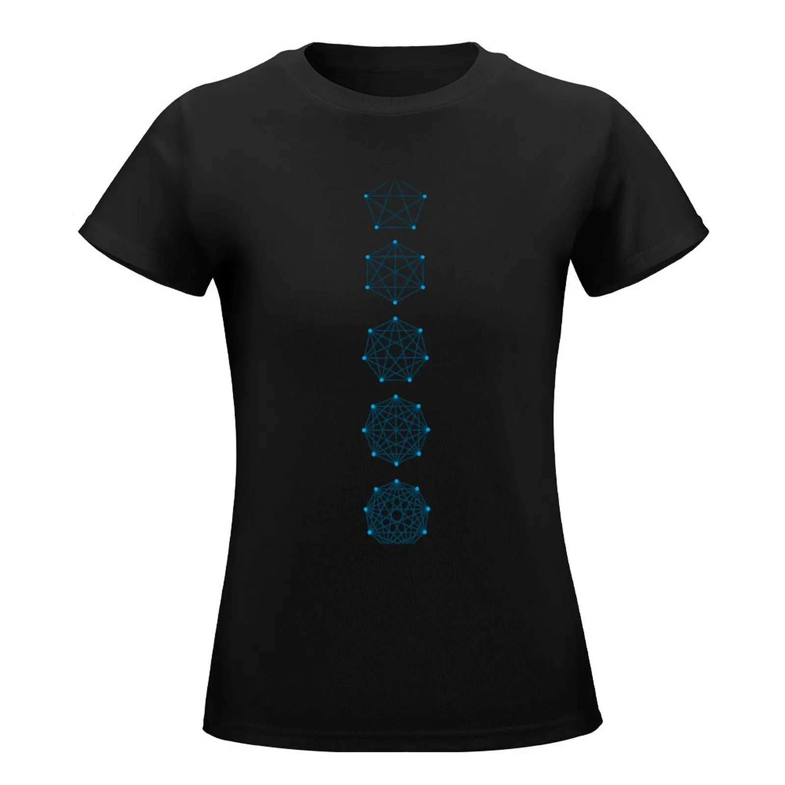 Graph Theory - Complete Graphs T-Shirt funny plus size tops cute clothes t-shirt dress for Women graphic