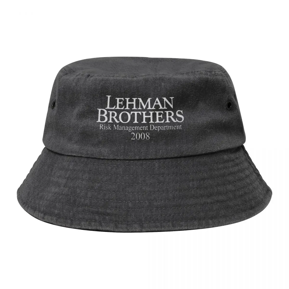 Lehman Brothers Risk Management Department 2008 Bucket Hat Cotton Fisherman Hat Sun Hat