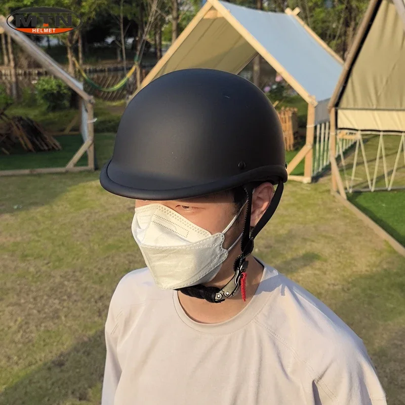 

Real Picture 1/2 Half Face Motorcycle Helmet Dot Abs Certified Retro Open Face Helmet Motorbike Scooter Chopper Factory Sell