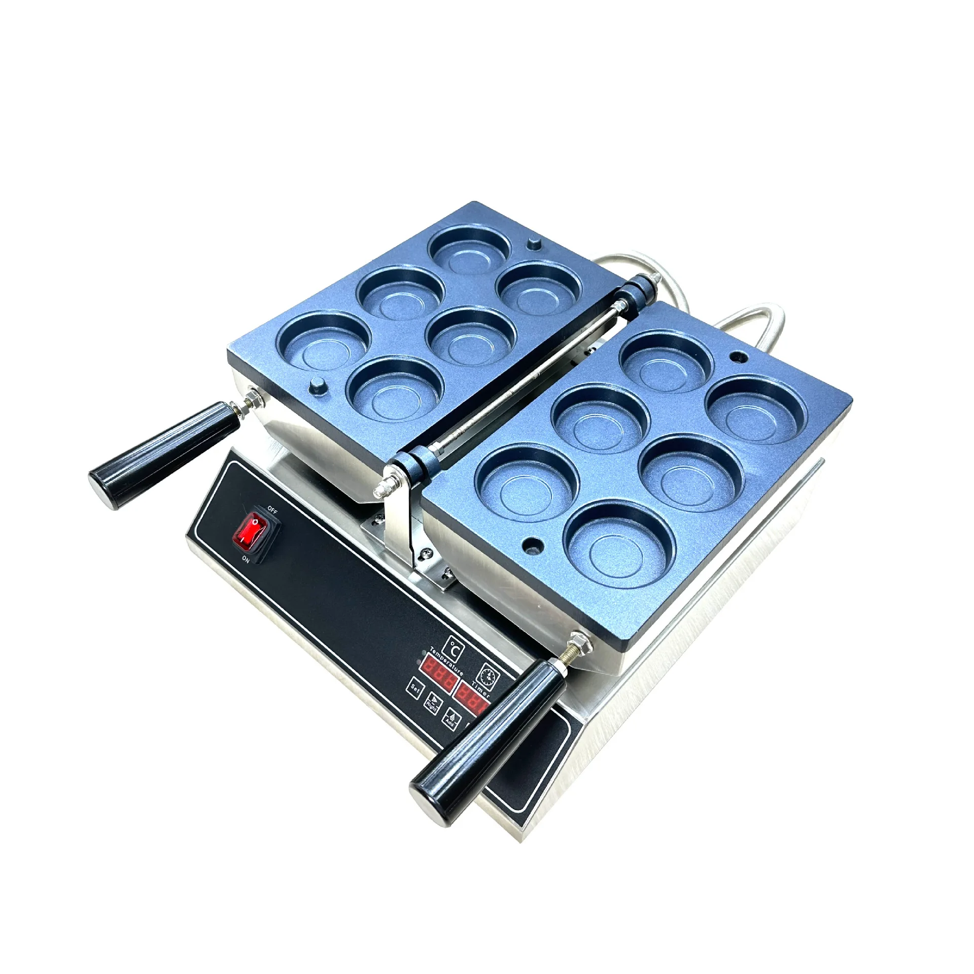 Máquina Comercial para Hacer Pasteles de Frijoles Rojos, Máquina Eléctrica para Hacer Panqueques para Comida Callejera y Hamburguesas con Huevo