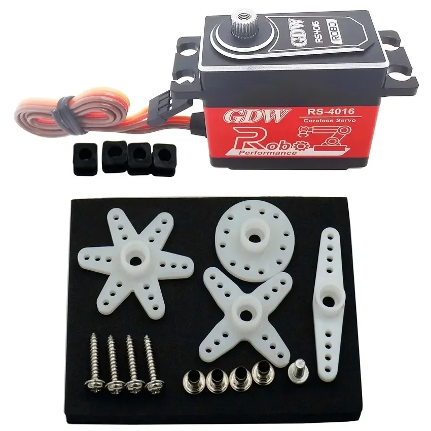GDW RS4016 43KG, coque métallique à couple élevé, engrenage en acier, Servo numérique sans noyau pour Robot manipulateur de voiture RC