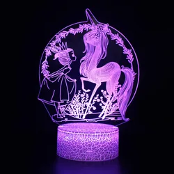 Unicorn Night Light 3D Illusion Lamp 7 Color Unicorn Lights for Kids Room Decor Birthday Gifts for Boys Girls Kids Children Teen