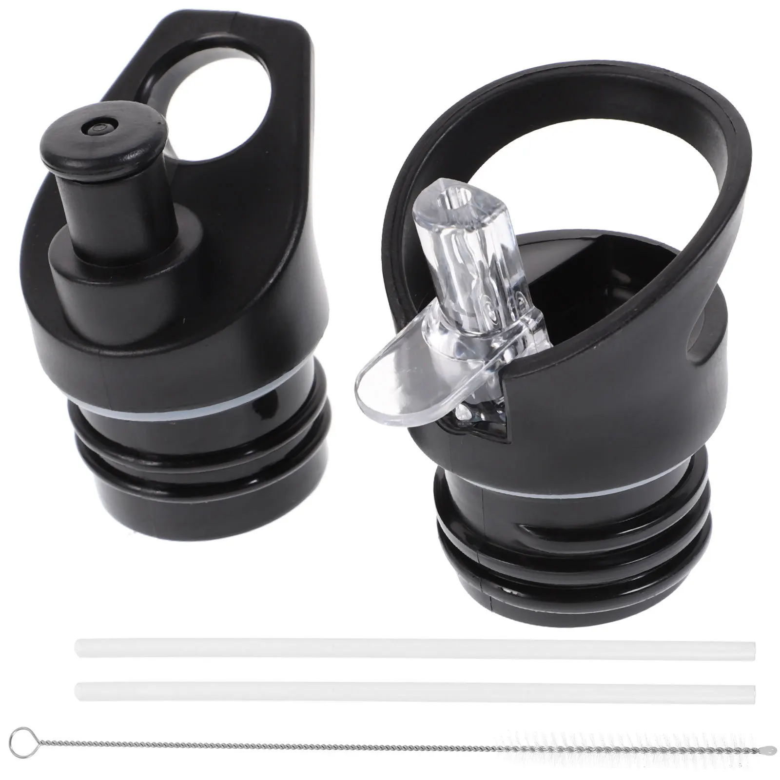 

2Pcs Suction Nozzle Cover Plastic Bottle Lid Portable Durable Replacement for Sports Hiking Camping Outdoor Travel Water Bottle