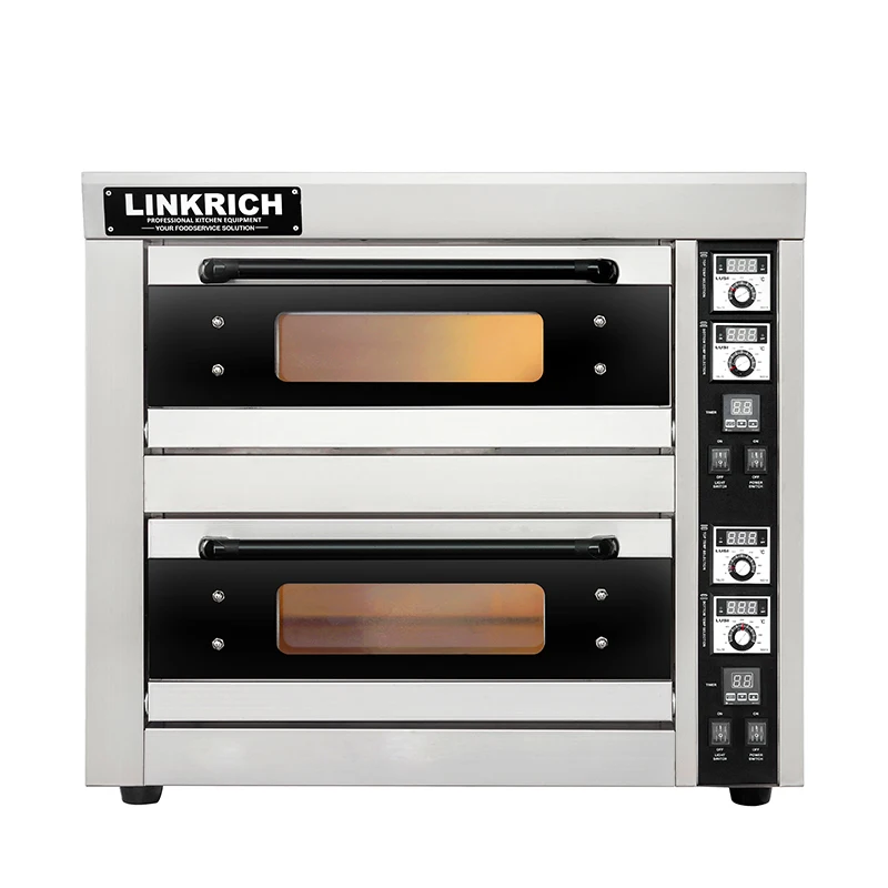 High-Speed Industrial Two Deck Oven for Pizza & Bread Baking Electric With CE Certificate for Bakeries 220V New Condition