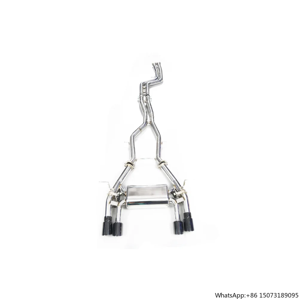 

Exhaust for M3 M4 F80 F82 S55 3.0T Valved Muffler Remote Control Catback Exhaust Tips