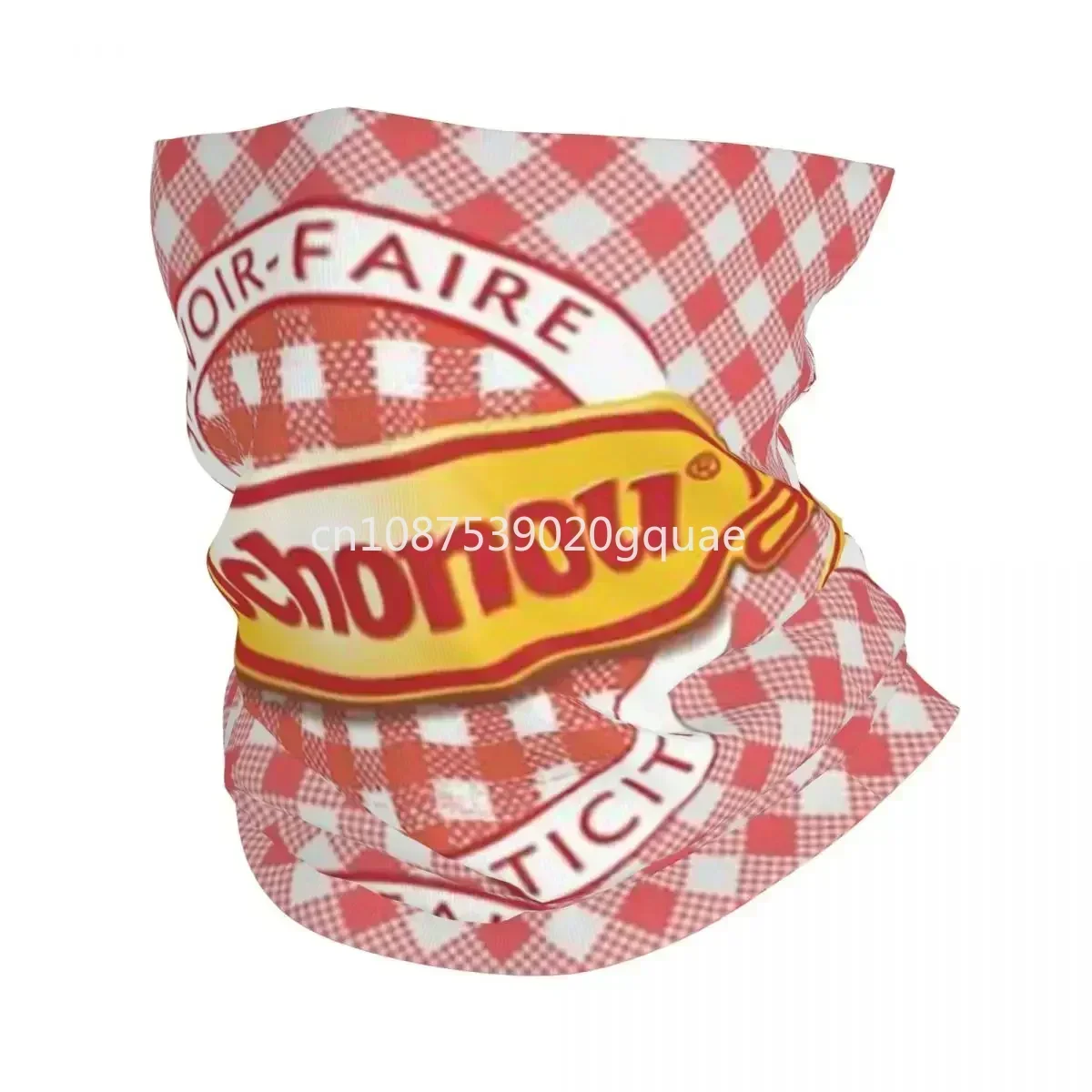 Cochonou Bandana Neck Cover Printed Red Plaid Style Magic Scarf Wielofunkcyjna maska rowerowa dla mężczyzn Kobiety Dorośli Cały sezon