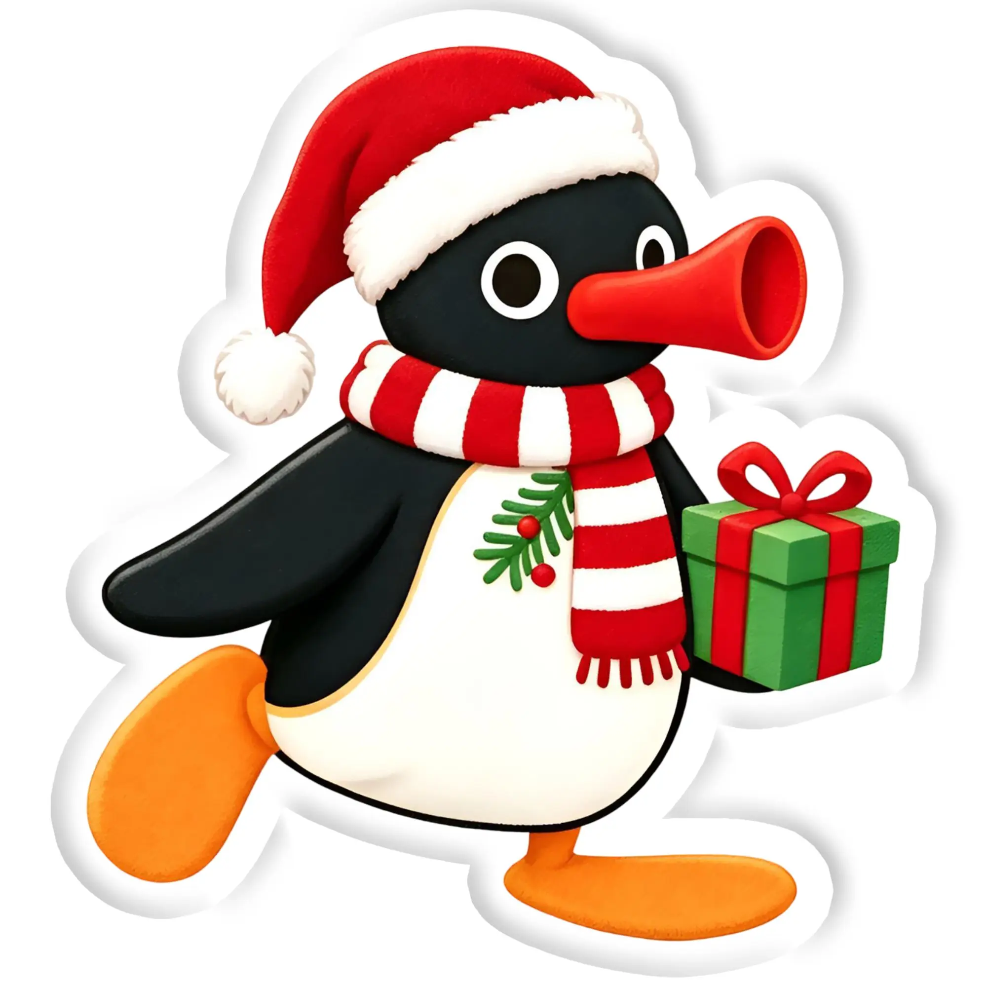 Custom P-Pingus Pillow Cushion Double Sided Funny Cartoon Penguin Cushions for Bedroom Bed Sofa Personalized Plush Pillows Sofa