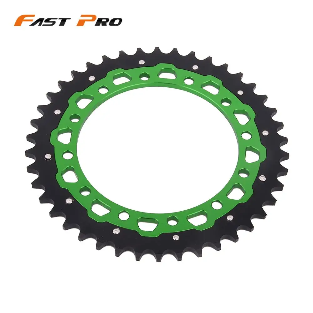 Motorcycle 42T 48T 49T 50T 51T Engine Part Rear Sprocket Chain For KAWASAKI KDX KLX KX 200 R 250 300 450 650 125 500