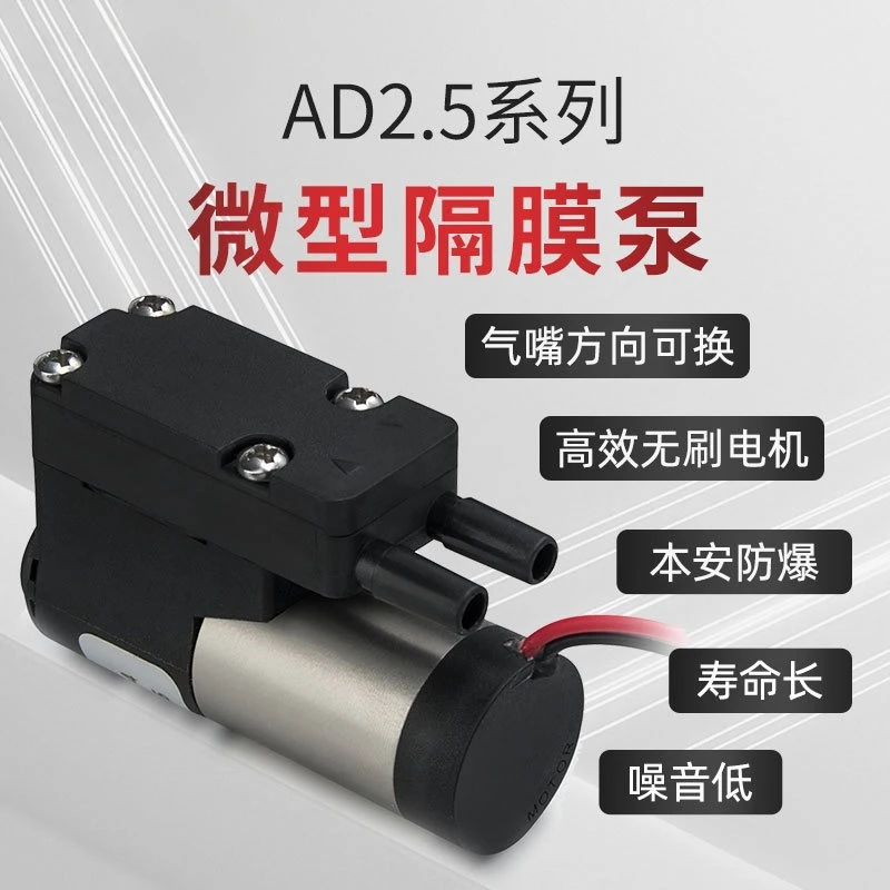 Micro Air Pump AD2.5DM4 Gas Sampling Online Monitoring of Gas Circulation Edge