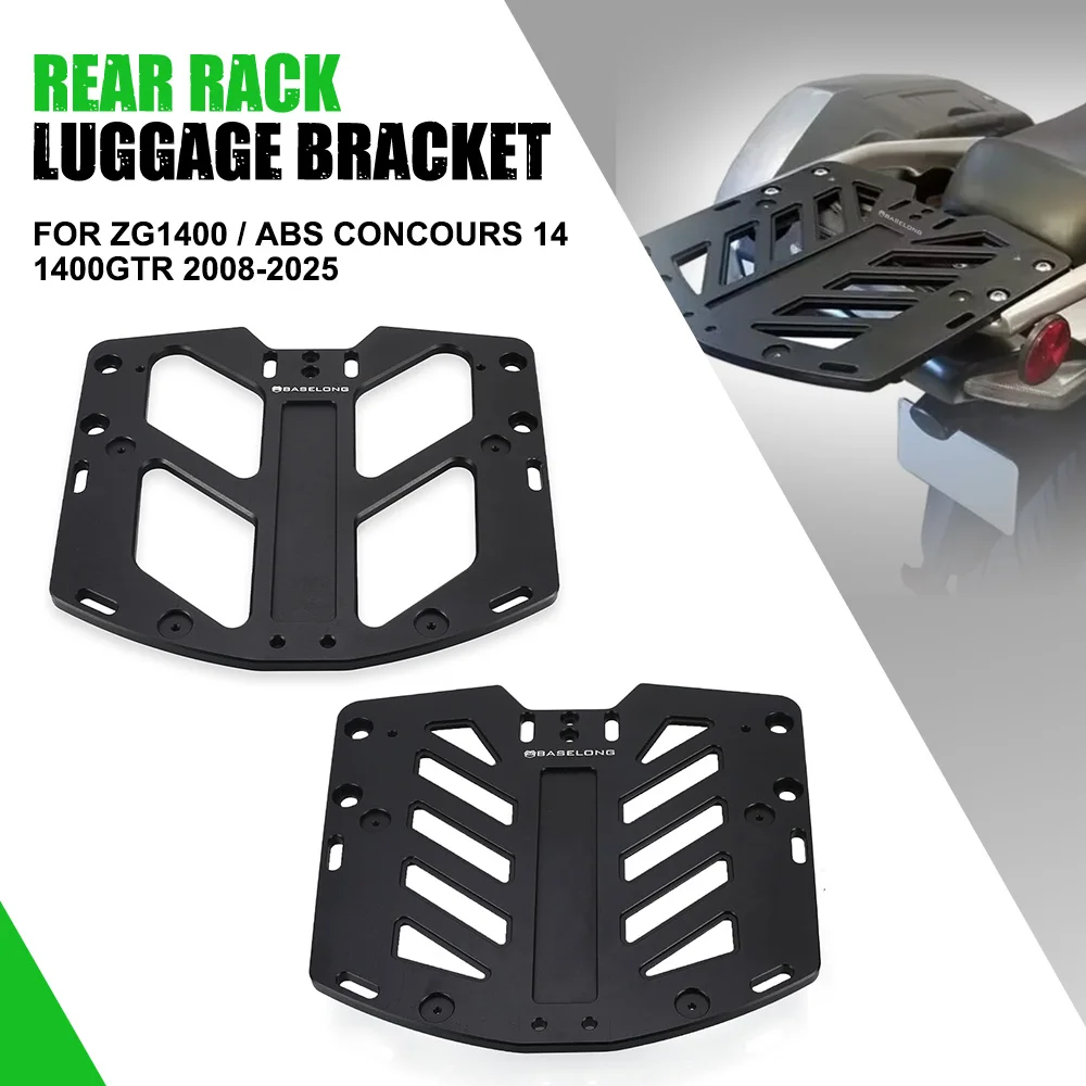 

Motorcycle Accessories For Kawasaki ZG1400 / ABS Concours 14 1400GTR 2008-2025 Rear Rack Luggage Shelf Bracket Tailbox Support