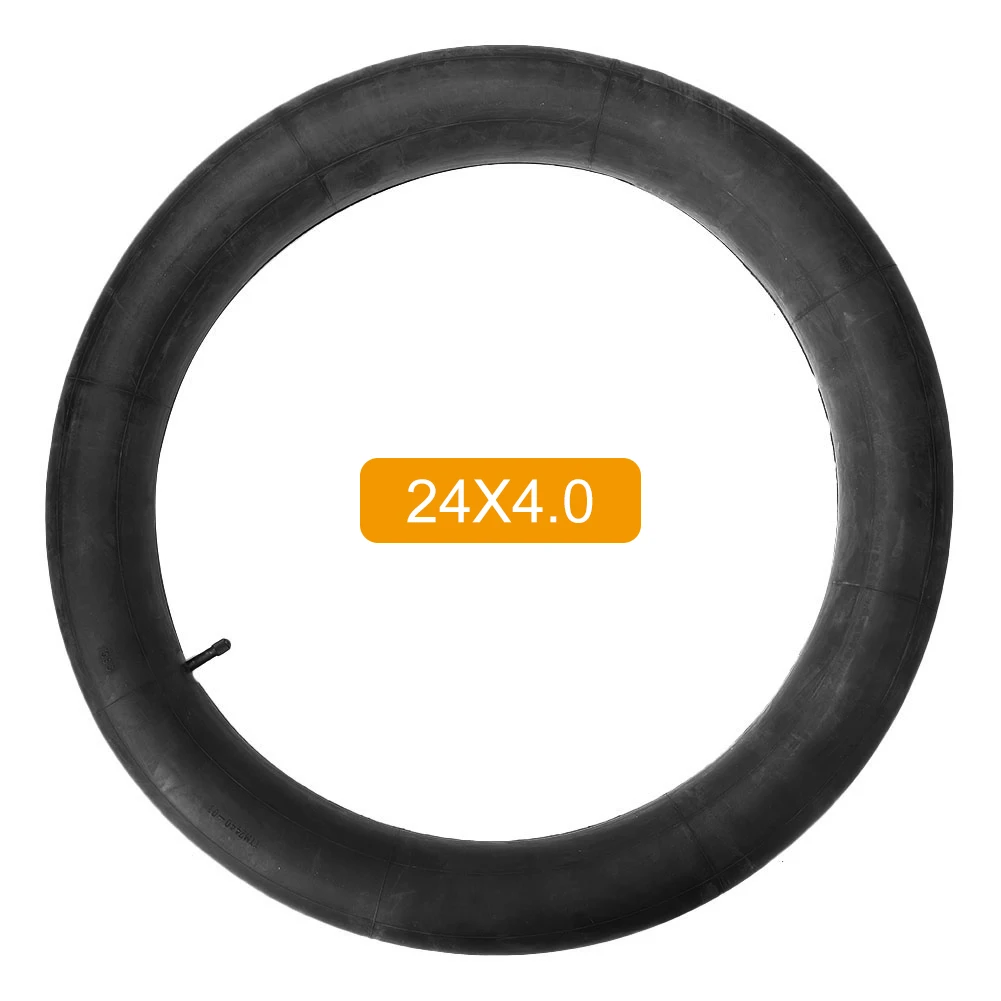 Wided Spare Tube with AV Schrader Valve MTB Fat Inner Tube Butyl Rubber Snowmobiles Tyre for Snow Beach Bicycle