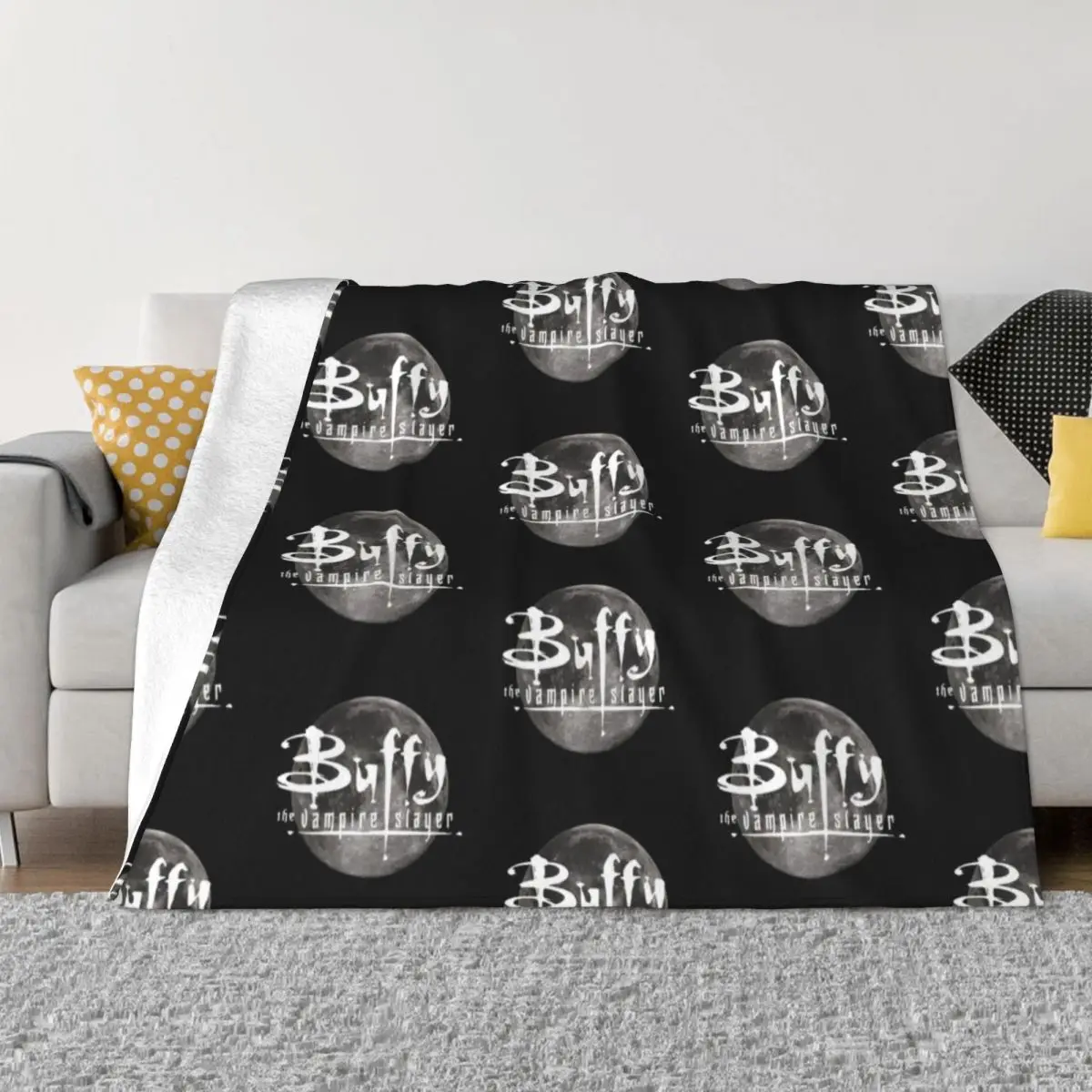 BUFFY Throw Blanket funny gift for sofa Blankets