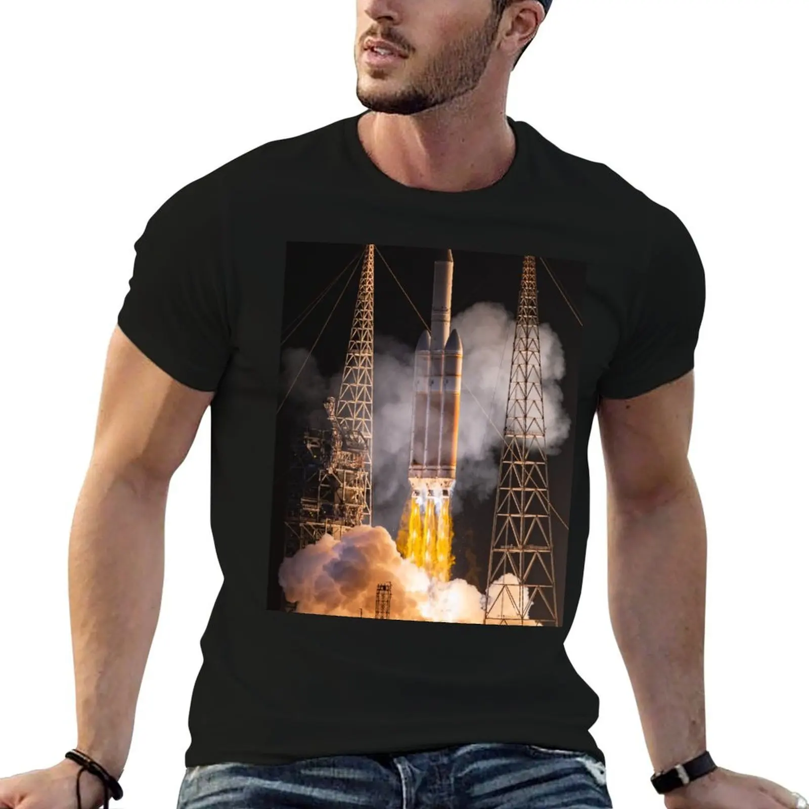 NROL-44 Launch T-Shirt plus size clothes shirts graphic tee mens big and tall t shirts