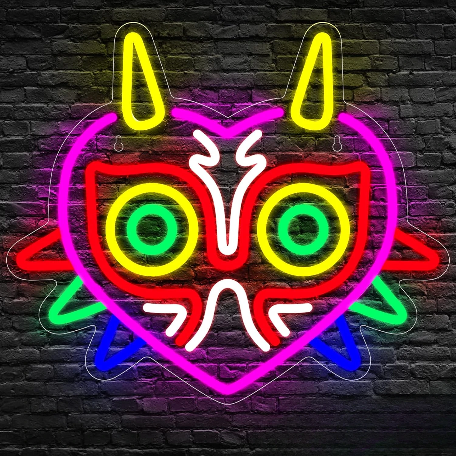 Game Room Neon Sign Zelda Game Animal Neon Light Sign Dimmable for Boy Room Game Wall Decor USB Game Player Gift Teenagers Fan
