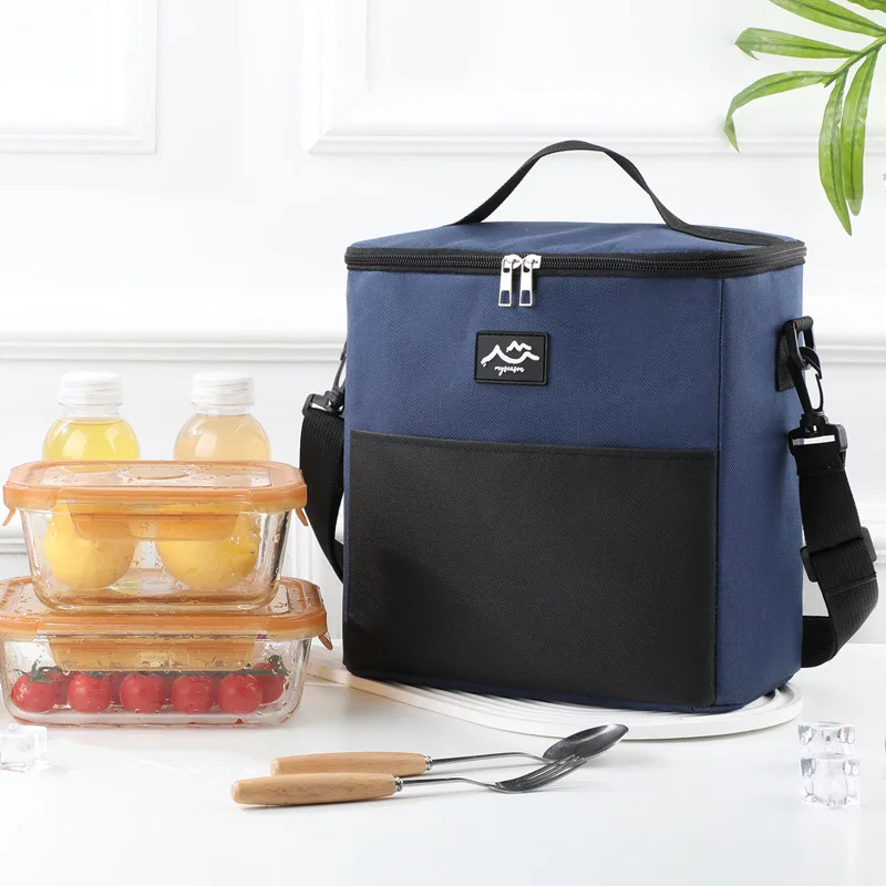 

Outdoor Camping Work & School Thermal Bag - Portable Big Ice Bag Food Fresh-keeping Bring Rice Insulation Bag