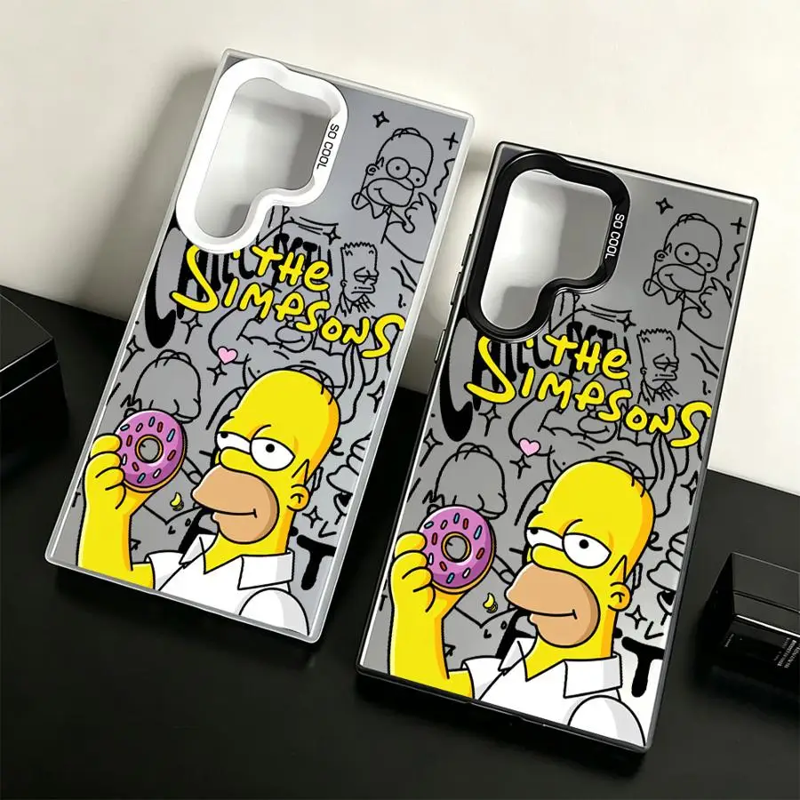 Cool Cartoon S-simpsons Case for Samsung Galaxy S26 S23 Ultra S22 S24 FE S25 Edge S23 Note 20 Ultra S21 S20 Plus Phone Cover