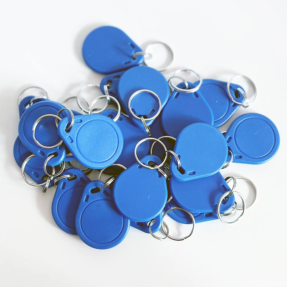10PCS IC 13.56mhz Access Control key RFID read-only tag  M1 proximity card user card ABS waterproof