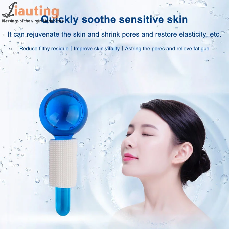 1PCS Rullo per il viso che stringe il rossore lenitivo salone di rimozione delle rughe globi di ghiaccio massaggiatore facciale rullo di ghiaccio strumenti per la cura della pelle