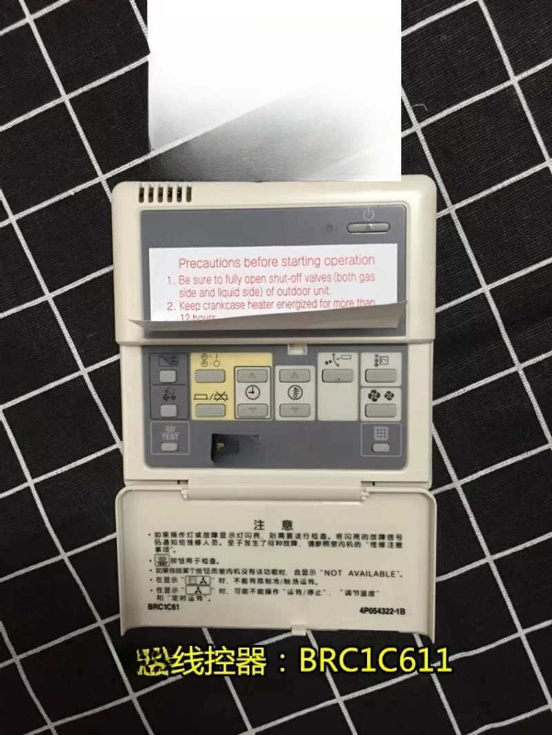 

Air Conditioner Wire Controller BRC1C61 Central Air Conditioner, Control Panel, Daikin Hand Controller BRC1C611