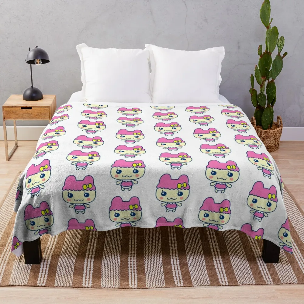 Tamagotchi Chamametchi Throw Blanket heavy to sleep Sofa Designers Blankets