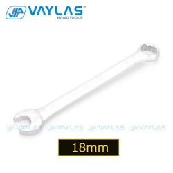 18mm Open Box End Combination Wrench All-Purpose Master Cr-V Opened Ring Combo Spanner for General Household Garage Auto Repairs