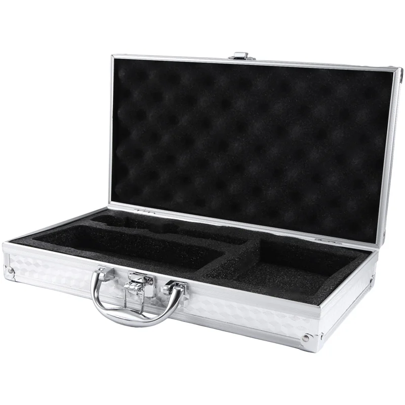 Excellent-With Sponge Wireless Microphone Case Microphone Hard Case Mic Toolbox Microphone Box For Broadcast Equipment Easy Inst