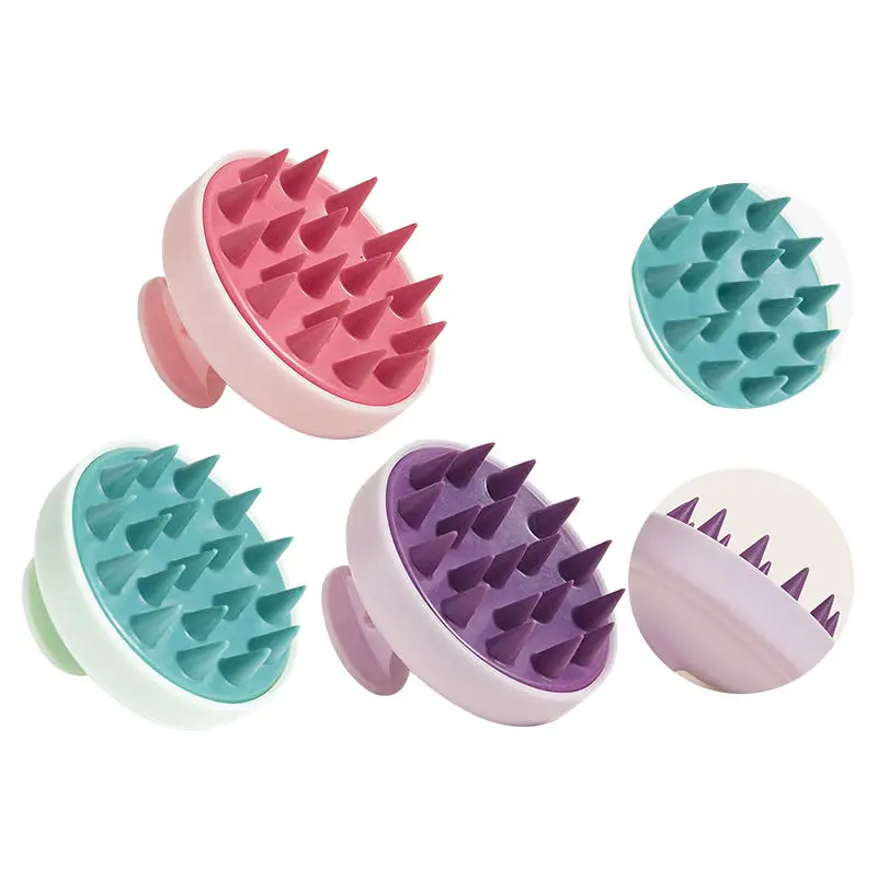 

Scalp Massager Shampoo Brush Hair Washing Scalp Brush Soft Silicone Scalp Massager Hair Comb for Dandruff Removal Hair Growth