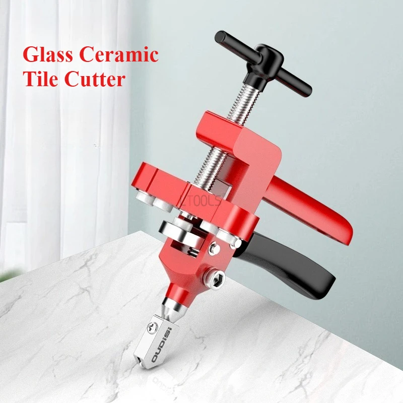 

3 in 1 Glass Tile Cutting Tool Diamond Roller Cutter with 1m Tape Measure Fast Cutting Portable Professional Household Hand Tool