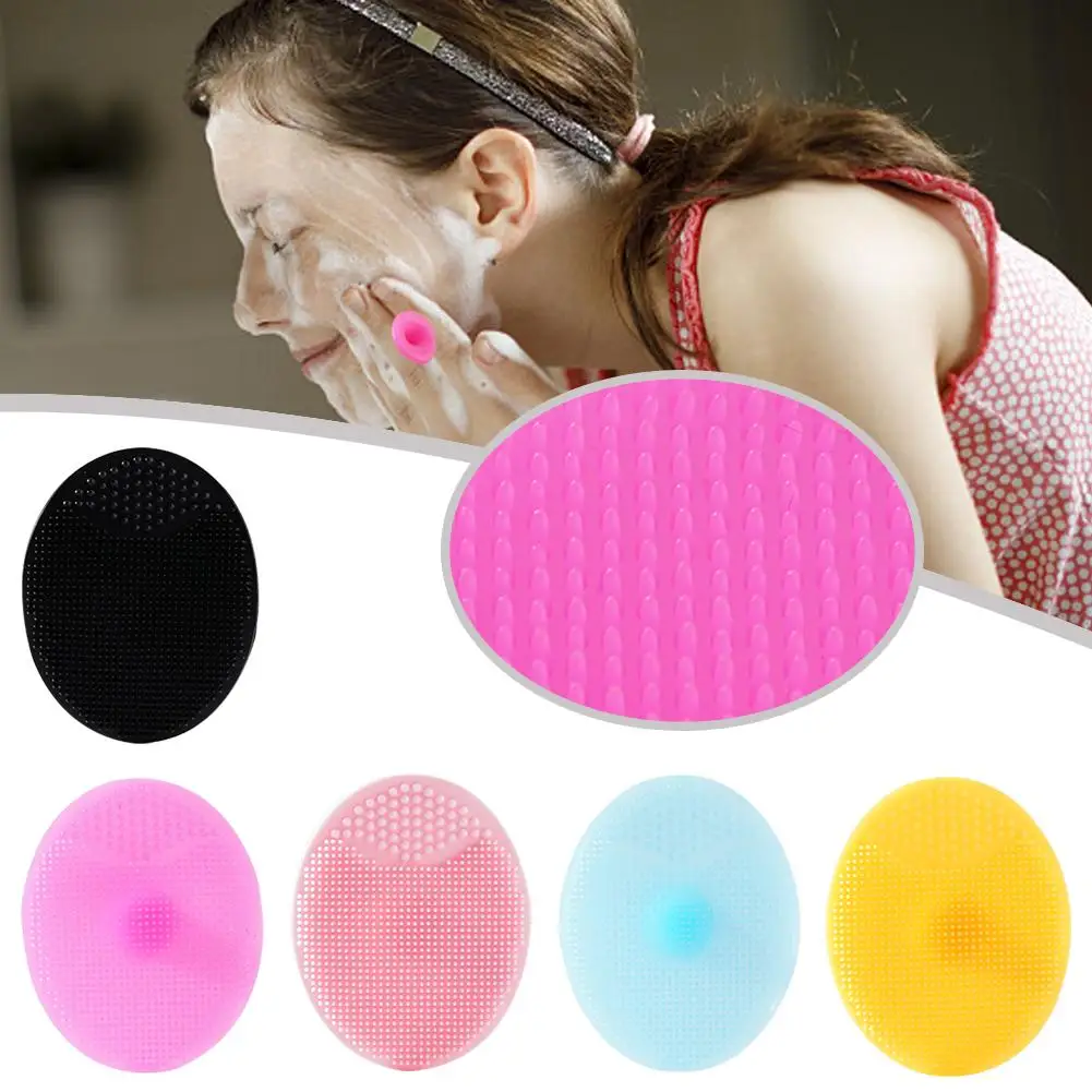 Brosse de nettoyage du visage en silicone souple, outil de lavage du visage de beauté, massage des points noirs, livres profonds, tampon de soins extensibles, B8I2