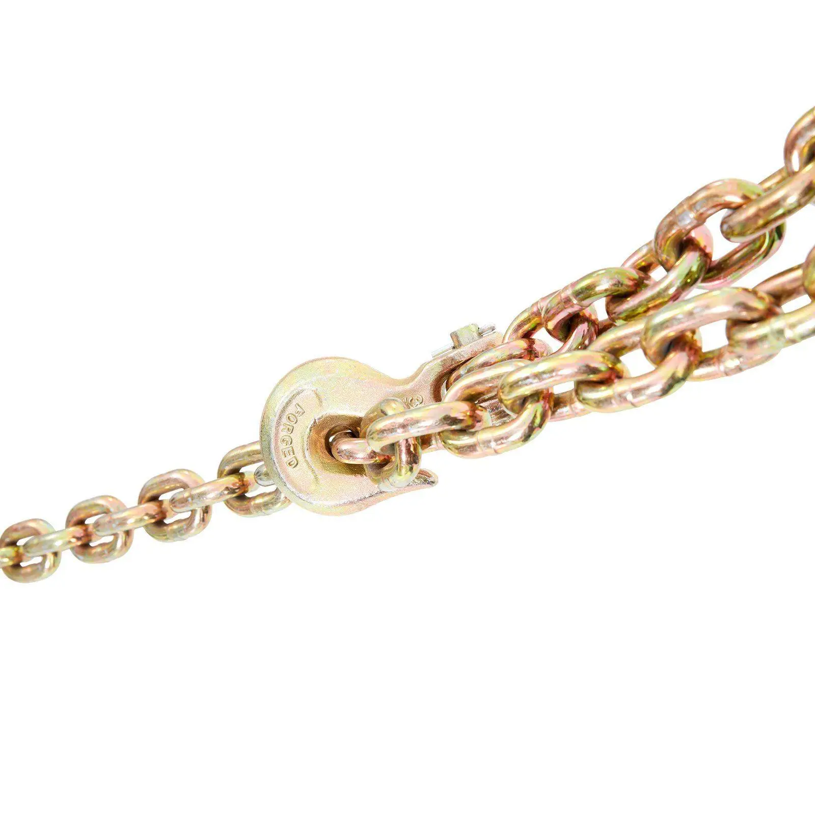 

Оцинкованная цепь G80 3/8 x 20 футов, 7100 фунтов, сверхмощная папка WLL с поручниками, прочная